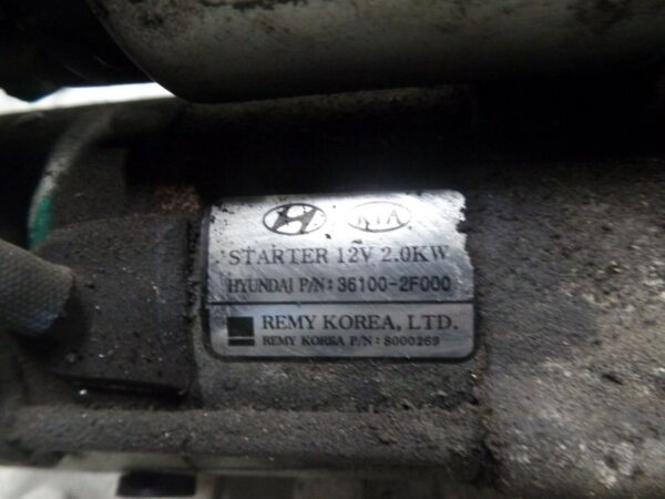 2010 MK2 2.2 CRDi Hyundai Santa Fe - Starter Motor - Image 2