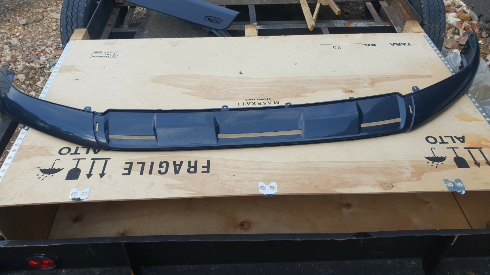 GENUINE AUDI Q2 SPORT FRONT BUMPER LOWER SPOILER GREY 17-ON 81A 807 110 B